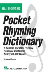 Hal Leonard Pocket Rhyming Dictionary