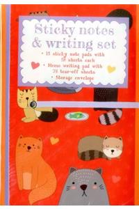 Sticky Notes and Writing Set: Cute Cats