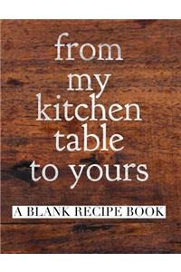 From My Kitchen To Yours
