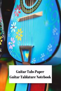 Guitar Tabs Paper Guitar Tablature Notebook