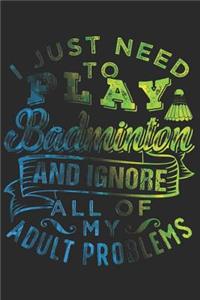 Badminton Notizbuch