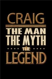 Craig The Man The Myth The Legend