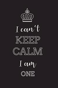 I Can't Keep Calm I am One