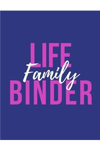 Family Life Binder