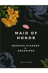 Maid of Honor Wedding Planner & Organizer