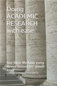 Doing ACADEMIC RESEARCH with ease