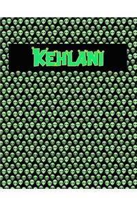 120 Page Handwriting Practice Book with Green Alien Cover Kehlani