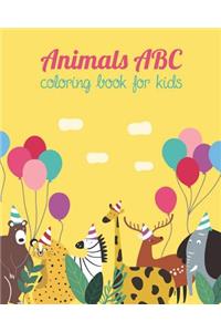 Animals ABC Coloring Book For Kids