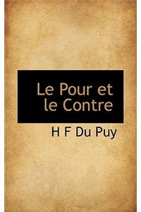 Le Pour Et Le Contre