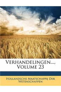 Verhandelingen..., Volume 23