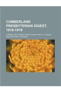 Cumberland Presbyterian Digest, 1810-1919