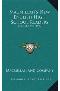 MacMillan's New English High School Readers