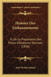 Histoire Des Embaumements