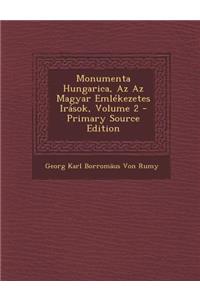 Monumenta Hungarica, AZ AZ Magyar Emlekezetes Irasok, Volume 2