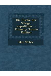 Die Fische Der Siboga-Expedition