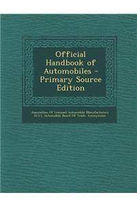 Official Handbook of Automobiles