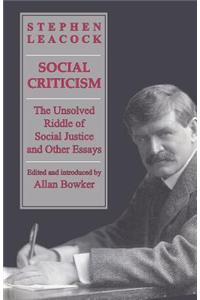 Social Criticism