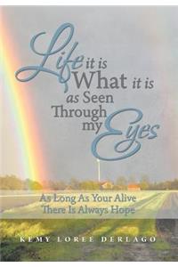 Life It Is What It Is as Seen Through My Eyes
