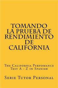 Tomando la Prueba de Rendimiento de California