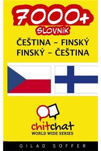 7000+ Czech - Finnish Finnish - Czech Vocabulary