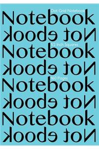 Dot Grid Notebook 1/2 Inch Squares 160 pages