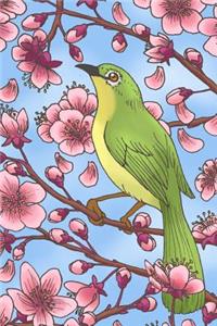 Spring Blossoms and Birds Journal