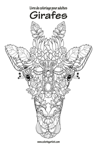 Livre de coloriage pour adultes Girafes 1
