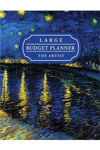 Large Budget Planner the Artist