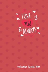 Love you always The Couples Journal Special Gift