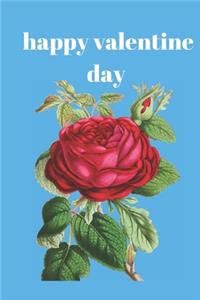 Happy Valentine day notebook