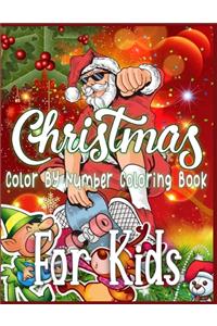 Christmas Color By Number Coloring Book For Kids