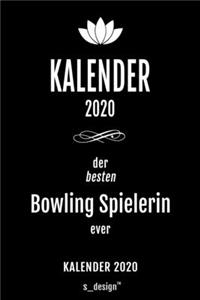 Kalender 2020 für Bowling Spieler / Bowling Spielerin