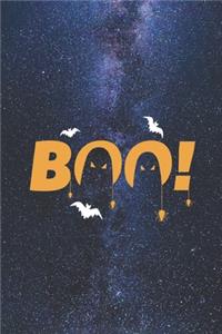 Boo! Halloween Holiday - Bats Ghosts Spiders Journal