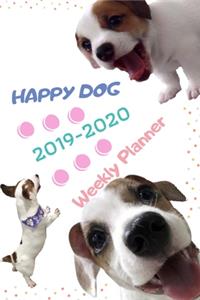 Happy dog, 2019-2020 Weekly Planner