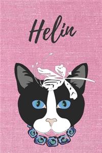 Helin Katzen-Malbuch / Notizbuch Tagebuch