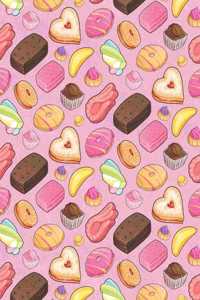 Kawaii British Biscuits and Sweets Sketchbook