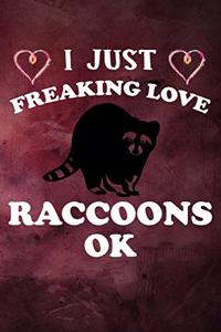 I Just Freaking Love Raccoons Ok