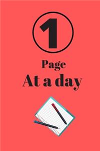 1 page at a day