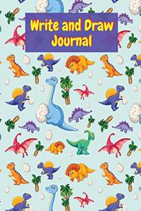 Write and Draw Iournal: Draw and Write Composition for boys and girls Dotted Midline and Picture Space Grades K-2 School Exercise Book Large size - 8.5 x 11