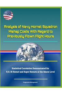 Analysis of Navy Hornet Squadron Mishap Costs with Regard to Previously Flown Flight Hours - Statistical Correlation Demonstrated for F/A-18 Hornet and Super Hornets at the Macro Level
