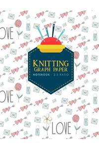 Knitting Graph Paper Notebook - 2
