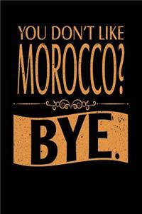 You Don't Like Morocco? Bye.