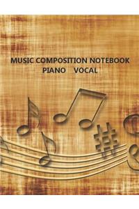 Music Composition Notebook
