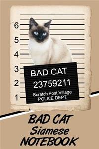 Bad Cat Siamese Notebook