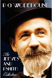 Jeeves and Psmith Collection - Mike, Psmith in the City, Psmith, Journalist, the Man with Two Left Feet, My Man Jeeves and Right Ho, Jeeves