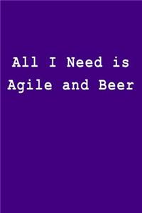 All I Need Is Agile and Beer