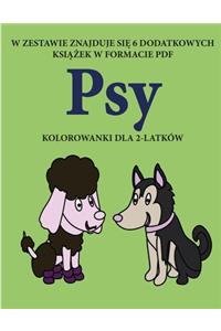 Kolorowanki dla 2-latków (Psy)