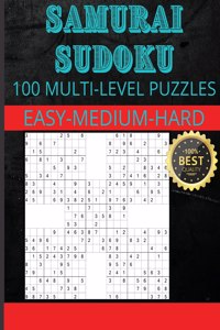 Samurai Sudoku: Samurai Sudoku Puzzles 33 Easy - 33 Medium - 34 Hard Puzzles