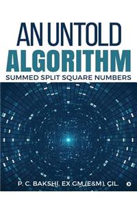 Untold Algorithm