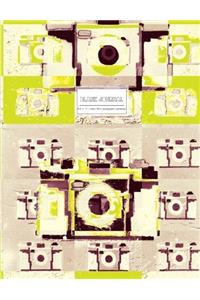 Retro 90s Spraypaint Cameras Cover Journal (Empty Notebook)